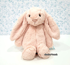 Jellycat Bashful Blush Bunny Tag Protector - Authentic - 12" - NWT FLAW