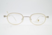 Vintage Glasses Neostyle ACADEMIC 88 Silver Beige Oval Frame Eyeglasses