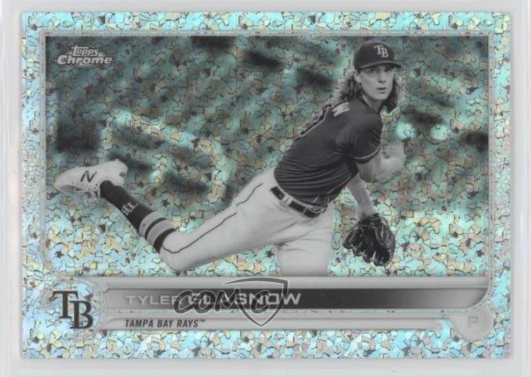 2022 Topps Chrome Black & White Mini-Diamond Refractor Tyler Glasnow #152 6rq