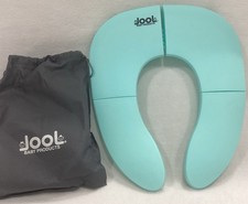 Jool Baby Folding Travel Potty Toilet Training Aqua Seat Unisex Grey Bag New