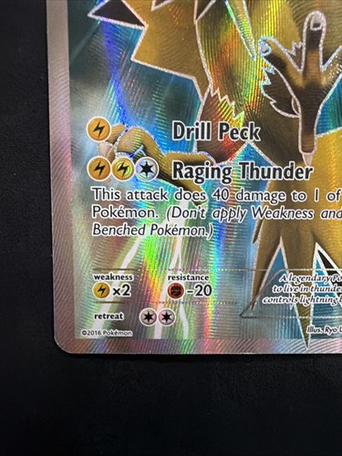 Pokemon TCG - Zapdos 29/83 Moderately Played Holo Rare Generations - Picture 5 of 10