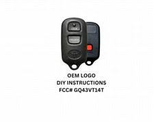DIY FACTORY TOYOTA OEM KEYLESS ENTRY REMOTE KEY FOB GQ43VT14T, 89742-06010