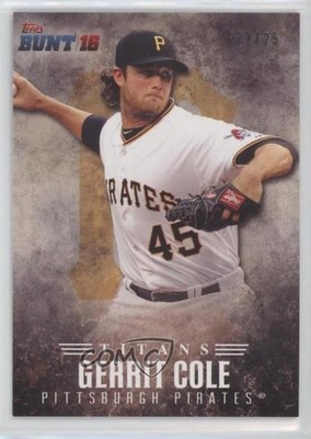 2016 Topps Bunt Titans Scratched 22/25 Gerrit Cole 0o1d