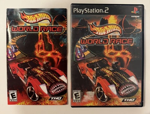 Hot Wheels World Race PS2 Complete in Box Not Tested Used