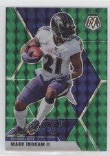 2020 Panini Mosaic Green Mosaic Prizm Mark Ingram II #20 03jz