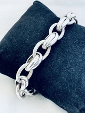 Designer ATI Italy 925 Sterling Silver 7” Bracelet 