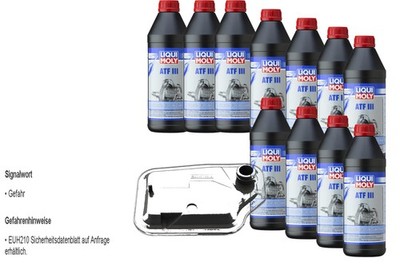 11 L Liqui Moly ATF III FEBI Getriebeölfilter für Mazda Demio 1.5 16V