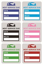 Oil Change Sticker Static Cling,2 inch 60pcs Cute Mixed Color Oil Change