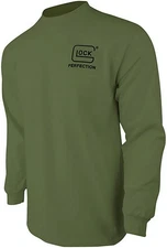 Glock Born In Austria Military Green Long-Sleeve Mens T-Shirt