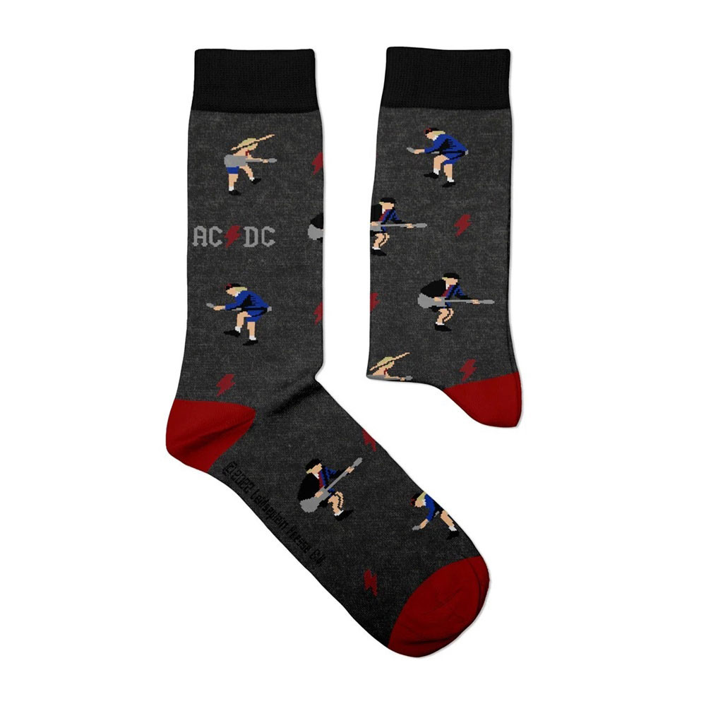 AC/DC Angus Young Ankle Socks UK 4-7 Size One Size