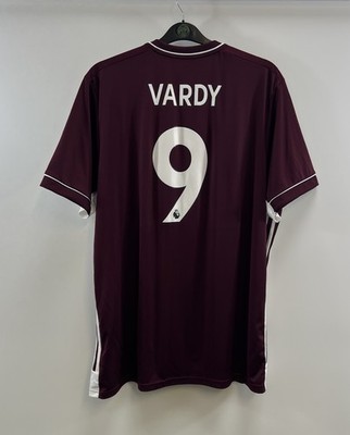  Leicester City VARDY 9 ユニフォーム Leicester City Vardy 9 Third Football Shirt 2020/21 Adults XXL