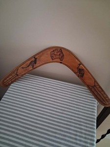 vintage Australian souvenir boomerang