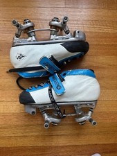 Snyder Super Deluxe Aluminum Roller Skate Plates Sz 2 and Bont Sz 2 Youth Boot