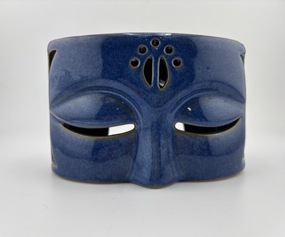 Buddha Boho Blue Eyes Dual Tea Light Candle Holder Zen