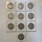 [Lot of 10] Walking Liberty Half Dollar - 90% Silver