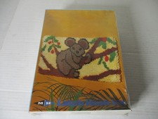 New Vintage 1980 Latch Hook Kit MH Koala Bear 12  X 24  Rug Wall Hanging Kit