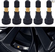 5pcs High-pressure Snap-in Tire Valve Stems Brass Rubber Tubeless Valves For 0. 5pcs High-pressure Snap-in Tire Valve Stems Brass Rubber Tubeless Valves For 0.
