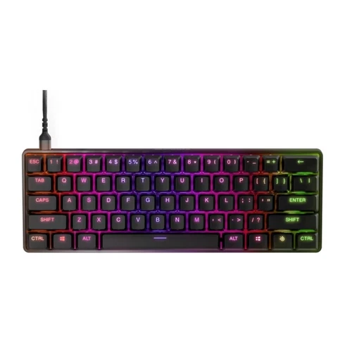 SteelSeries Apex 9 Mini – Optisch-mechanische Gaming-Tastatur Mini 60% QWERTY
