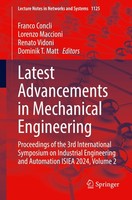 Franco Concli (U. A.) | Latest Advancements in Mechanical Engineering | Buch