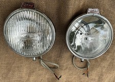 2 Original Lucas Early Red Label Ftlr69 Spot-fog Lights Austin Morris Bmc