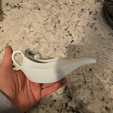 Antique White Porcelain Invalid Feeder Cup Porcelain Baby Feeder Medicine Devi 8