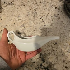 Antique White Porcelain Invalid Feeder Cup Porcelain Baby Feeder Medicine Devi(8