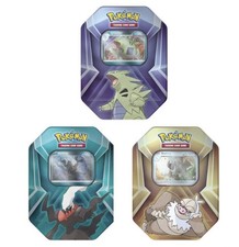 Pok mon TCG Triple Whammy Tins SEALED Case Of 6