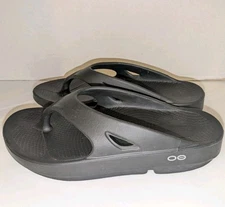 OOFOS Original Flip Flop Men’s 5 Women’s 7 Thong Recovery Sandals Comfort Black
