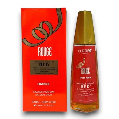 ROUGE BY Claude G.  EDP Eau De Parfum - France 3.3 oz / 100 ml - New Vintage