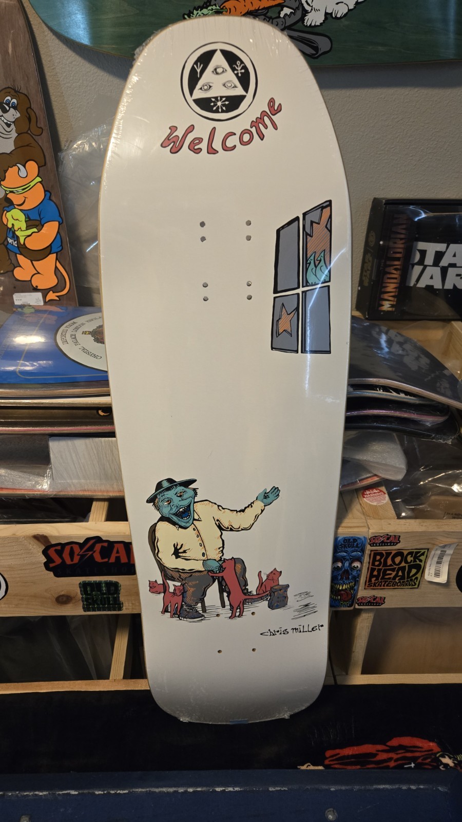 Welcome Chris Miller Skateboard Deck Chris Miller Model