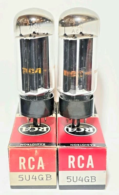 RCA 5U4GB 整流管　ブラックプレートNOS 3本セット Rca 5u4gb Nos for sale | eBay