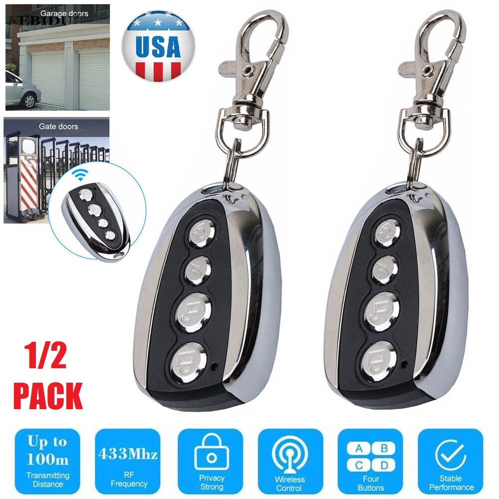 Sliding Remote Back 2× Remote Control Backup Key Sliding Gate Opener Automatic Operator ...
