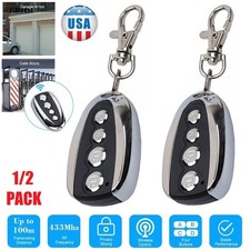 2  Remote Control Backup Key Sliding Gate Opener Automatic Operator 433.92MHz US