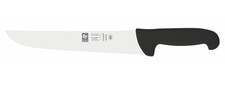 Icel, coltello francese, da macellaio cm 30, manico nero, prodotto professionale