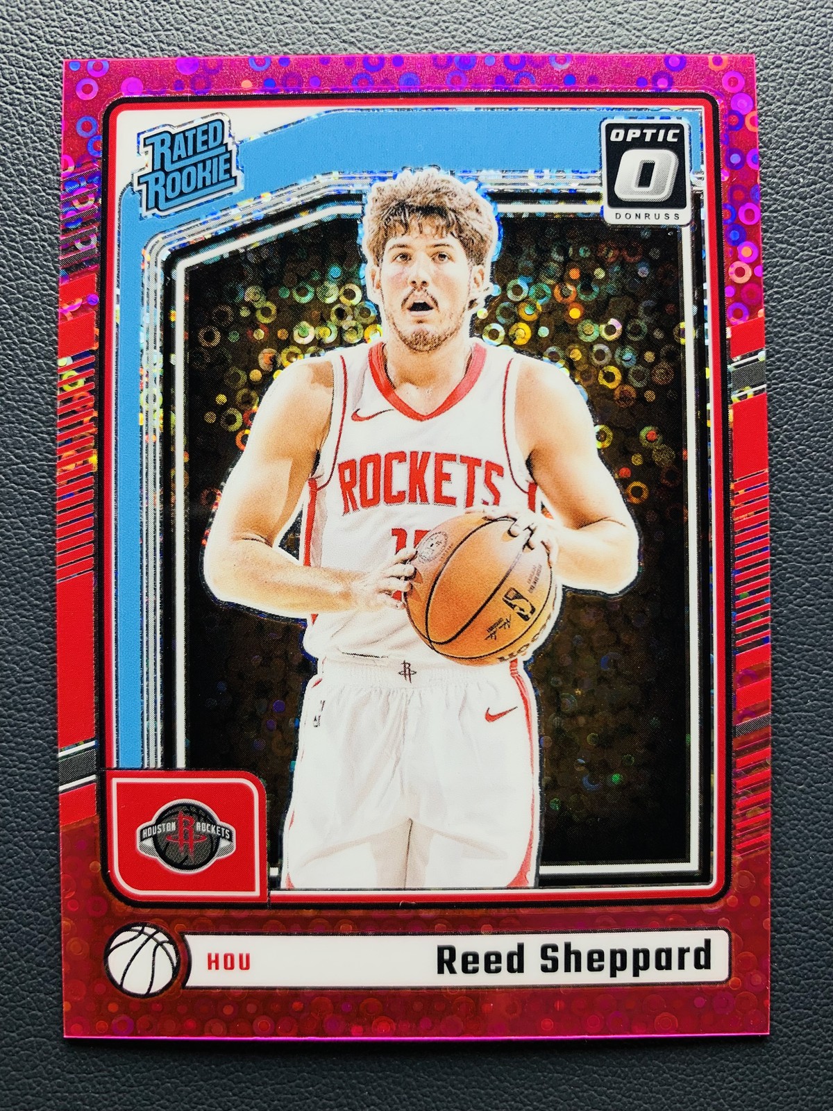 2024-25 Donruss Optic Reed Sheppard #255 Rookie RC Fast Break Pink 25/25≈1/1