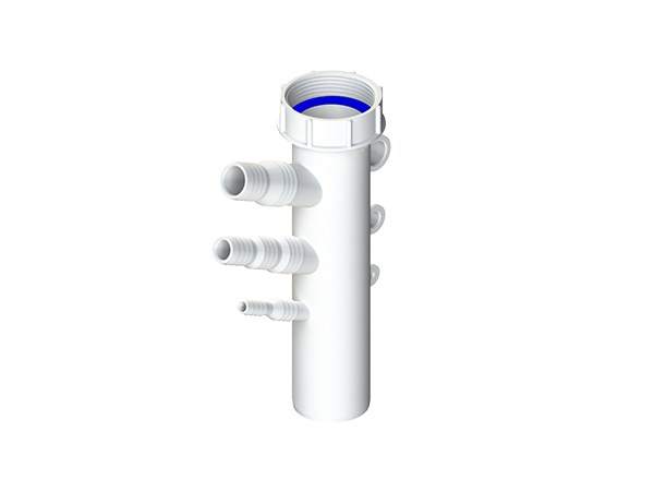 Attacco entrata 1 1/2" multifunzionale LB.PLAST Hrmes ∅40 DC1241