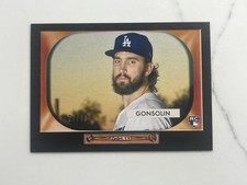 2020 Topps Archives 1955 Bowman Black #B55-2 Tony Gonsolin /99 Dodgers Card