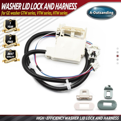 #ad #ad WH08X37938 Door Lid Lock Switch Assembly For Part of GE Hotpoint Washing Machine $23.66