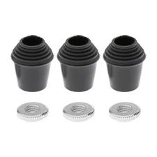3Pcs Threaded Feet Drum Feet Hardware Lightweight Percussion Instrument