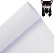 Custom Fursuit Eye Mesh, 39X11.8Inch White PVC Plastic Net 0.2Mm Thick Waterproo