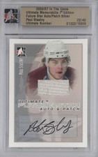 2006-07 ITG Ultimate Memorabilia 7th Edition 22/40 Paul Stastny Patch Auto 0m0