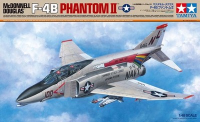 航空機・ヘリコプター TAMIYA F-4B PHANTOM II 1/48 Tamiya 1/48 F-4B Phantom II Plastic Model Kit 61121 | eBay