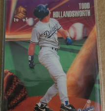 Pinnacle 1995 Sportflix UC3 Todd Hollandsworth Rookie #111 Dodgers Baseball Card. rookie card picture