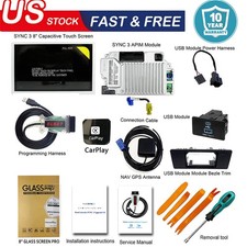 For Ford SYNC 2 to sync3 USA Upgrade Kit 3.4 Wireless CarPlay NA224 Factory