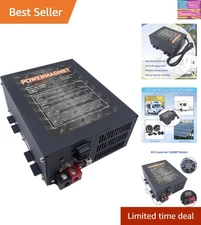 High Efficiency 55 Amp RV Converter with Battery Saver Mode & Easy Installation