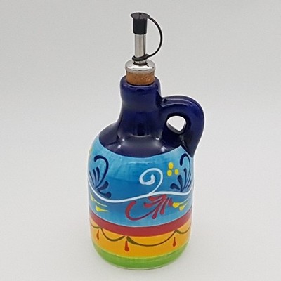 Spanischer Ölausgießer 15 cm x 8 cm traditionelle spanische Handarbeit Keramik Pottery