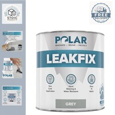 1L Waterproof Roof Sealant Polar Leak Seal Paint Grey Easy One Coat Application