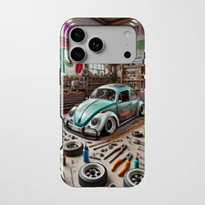 iPhone 17 Tough Case MagSafe Case For Apple iPhone 14-17 Series Buggy Car Beetle