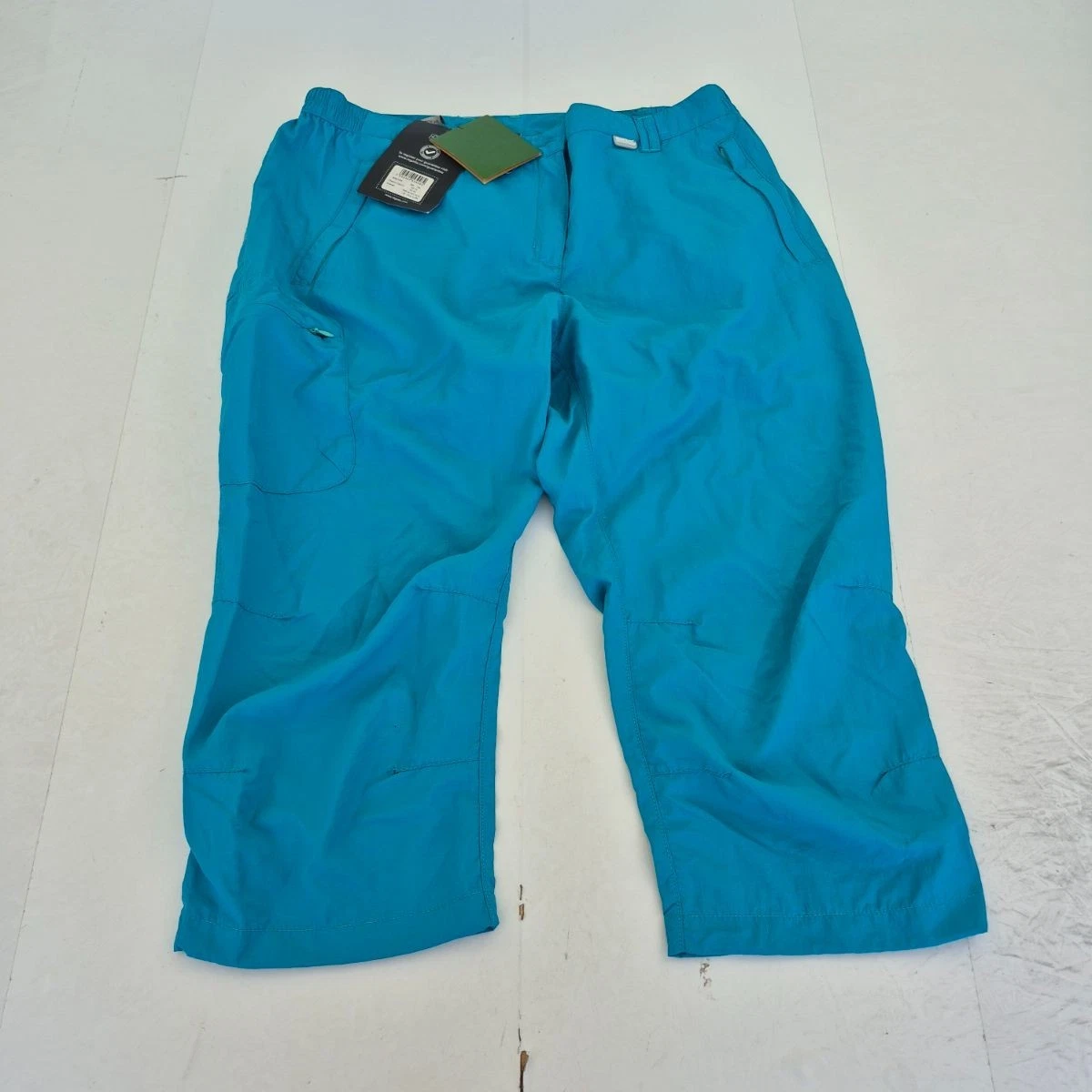 Regatta Trousers 16 Blue Womens Chaska Capri II Cropped Comfort Waist UV 40+
Opens in a new window o