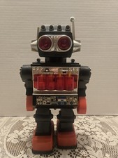 Vintage Sentinel Robot 13" Giant Walking Piston Action Robot 1980 s - Super Rare